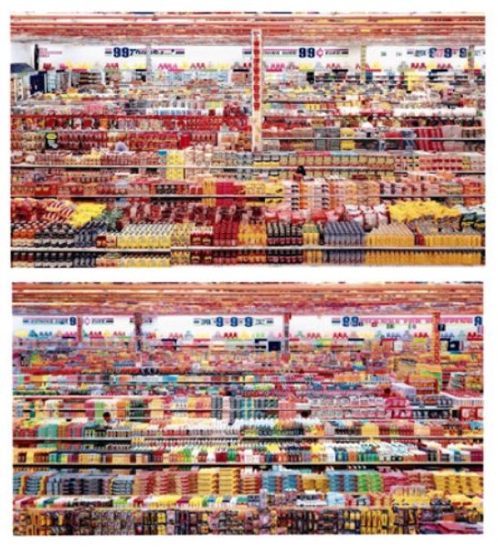 Andreas Gursky : 99 Cent II Diptychon