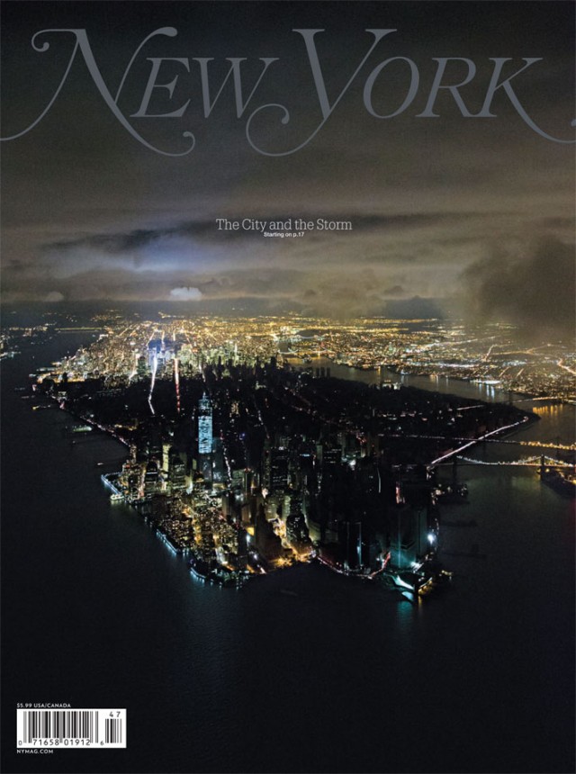 New York sans eléctricité : vue aérienne