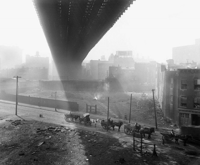 Brooklyn Bridge et son ombre
