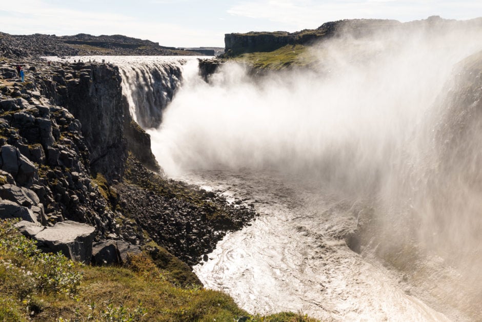 Dettifoss waterfalls without ND filter