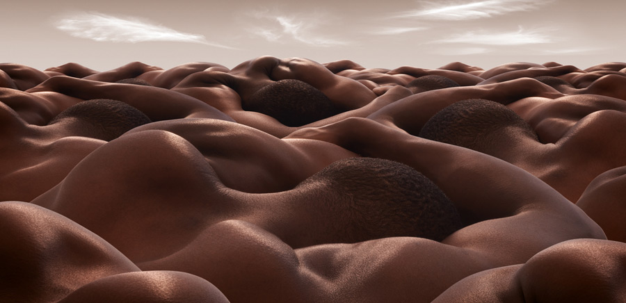 Desert of Sleeping Men - © Carl Warner