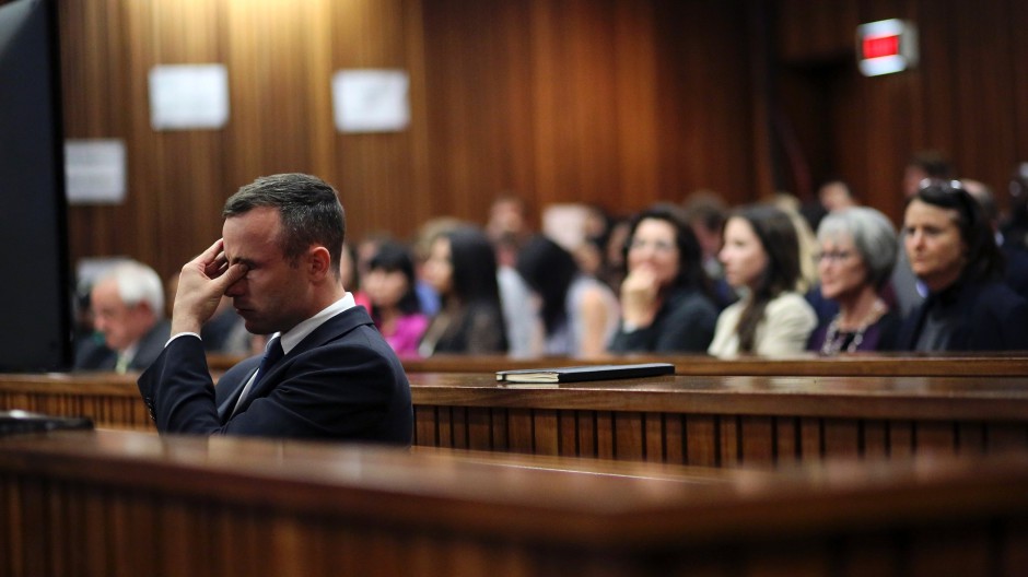 Oscar Pistorius durant son procès - © Siphiwe Sibeko/AP