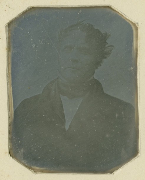 M. Huet, 1837, daguerréotype réalisé par Louis Jacques Mandé DAGUERRE 