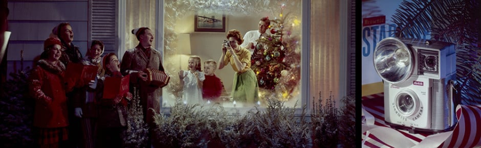 Neil Montanus. Christmas Carolers, 1961. Colorama 195