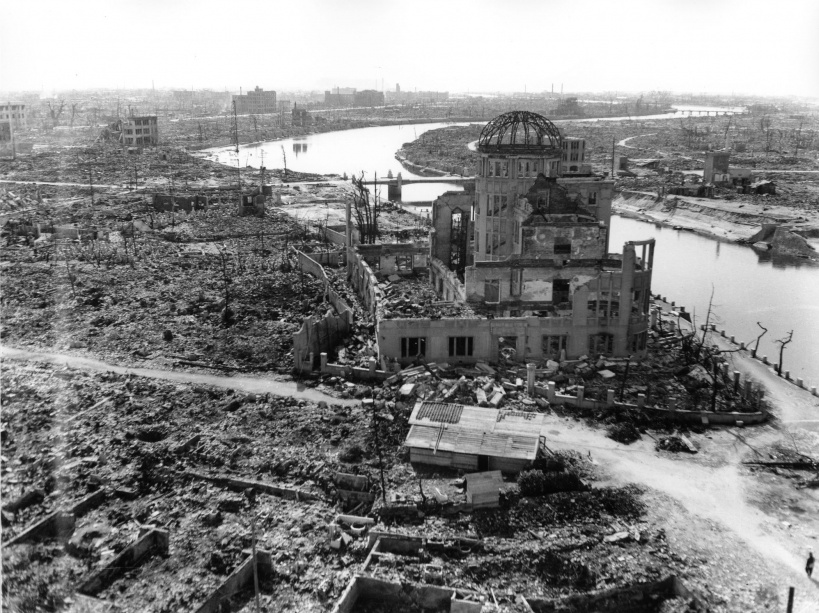 Le Dôme de Genbaku, ruine emblématique d'Hiroshima - © AFP PHOTO/HIROSHIMA PEACE MEMORIAL MUSEUM