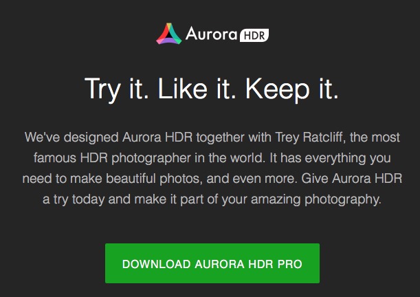 Aurora HDR free demo