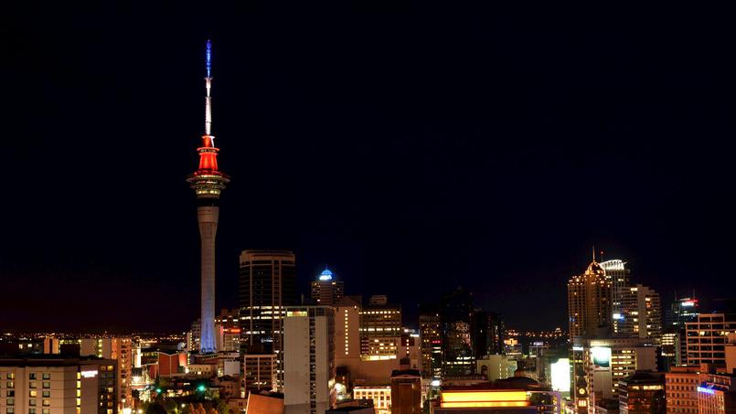 La Sky Tower d'Auckland en Nouvelle-Zélande - © REUTERS / Stringer