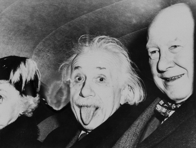Albert Einstein, 14 mars 1951 par Arthur Sasse, New Jersey