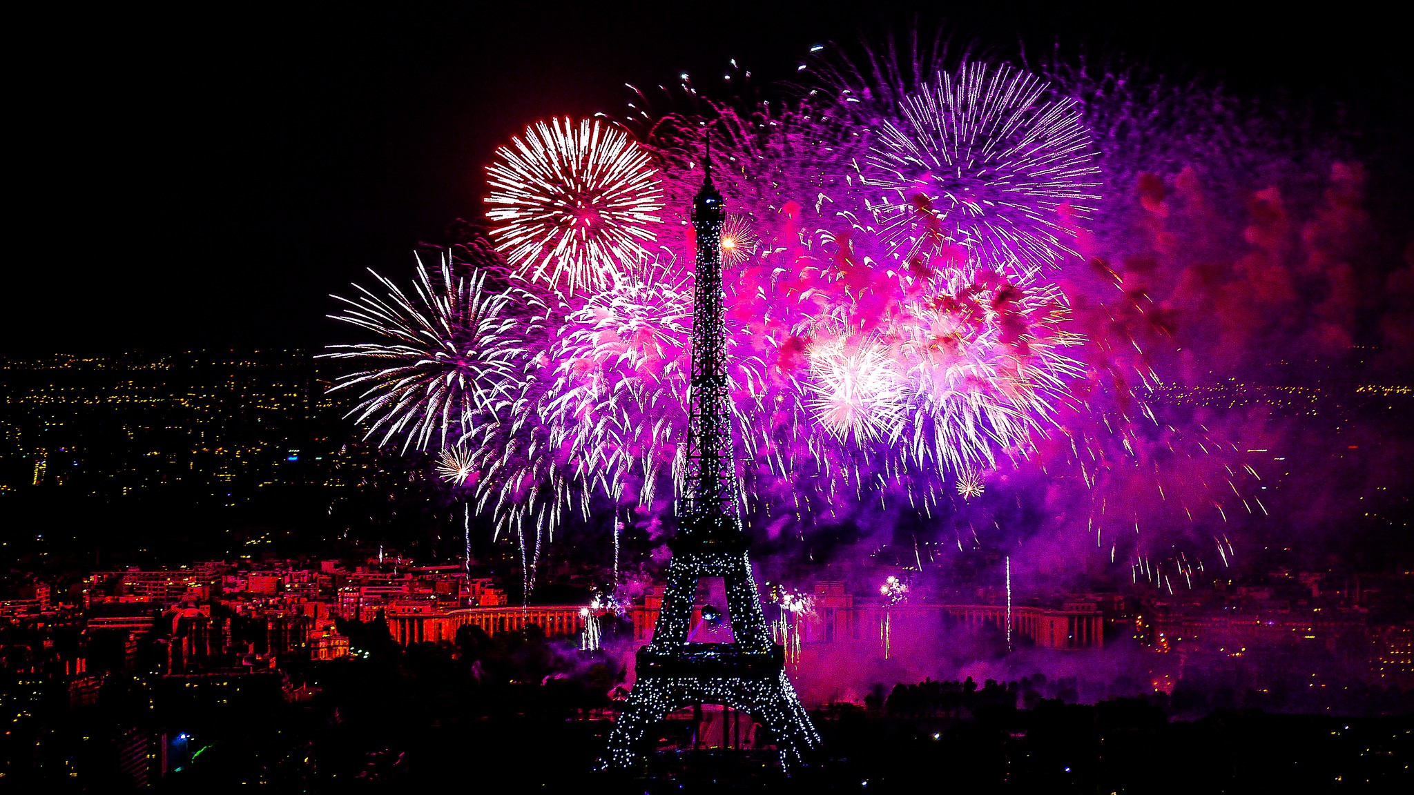 Photographier un feu d'artifice