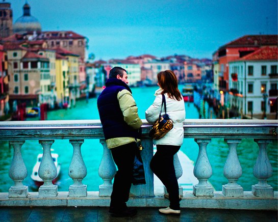 Couple in Venice