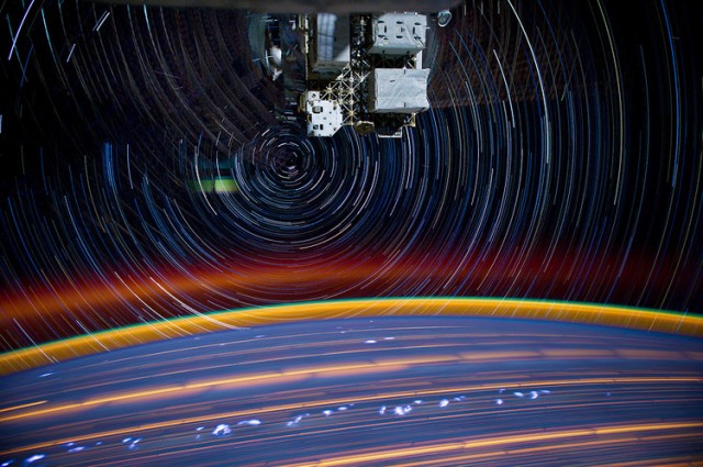 ISS Star Trails