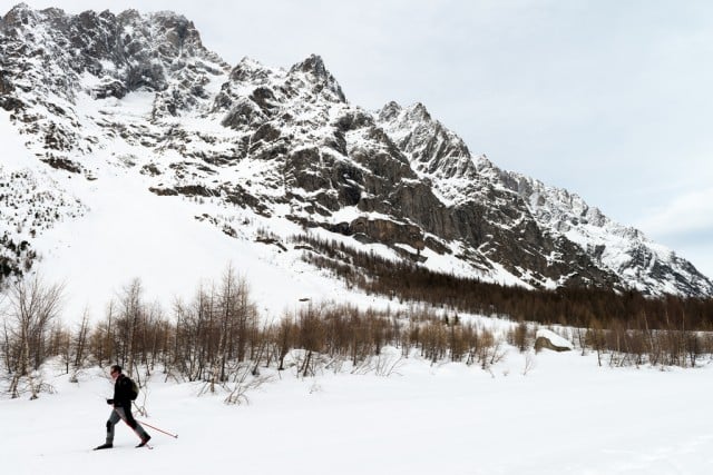 Snowbike au Val Ferret