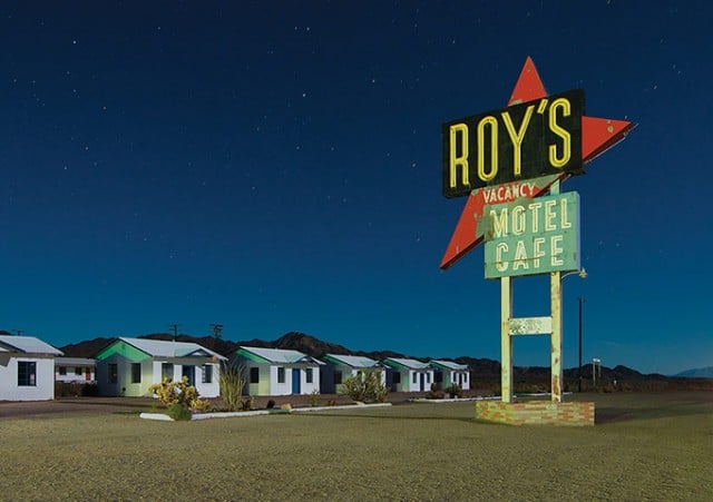 Roy's abandoned motel in Amboy, California. Perhaps the most iconic and iso