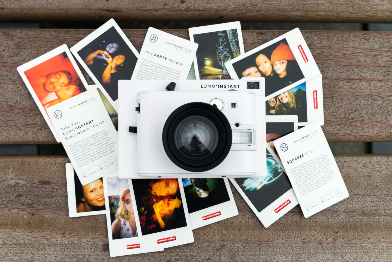 Appareil Photo Instantané Lomography Lomo Instant - Blanc - Format Instax Square