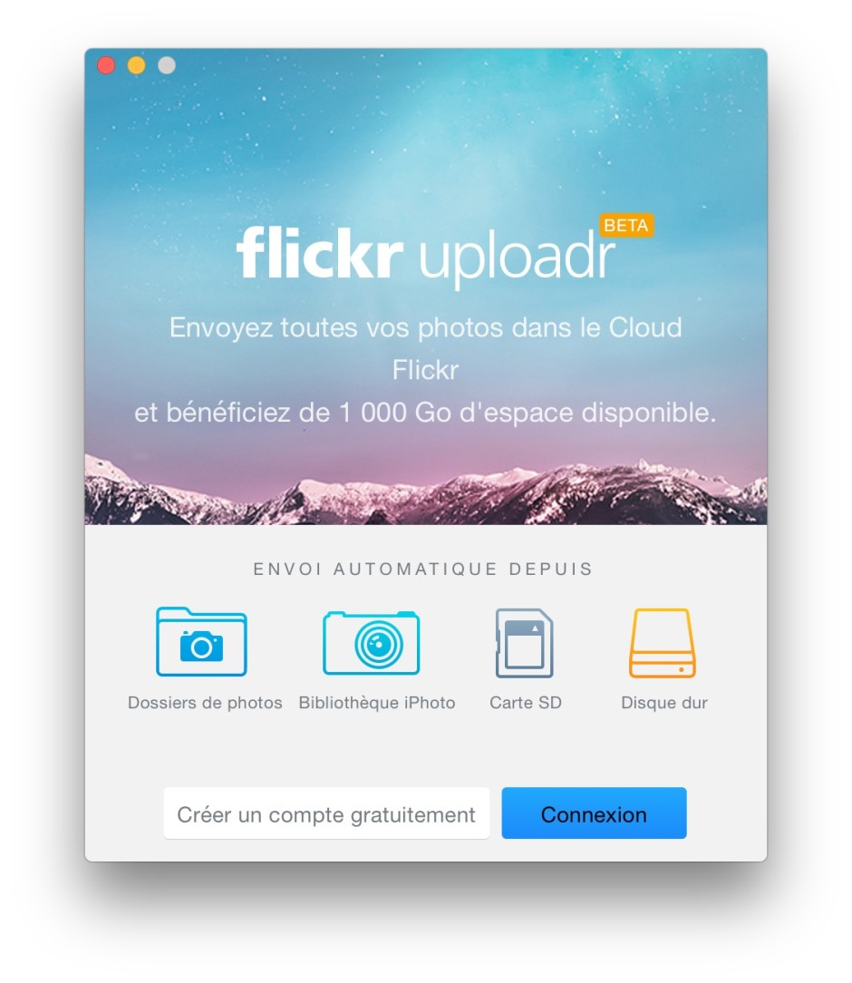 Flickr uploadr