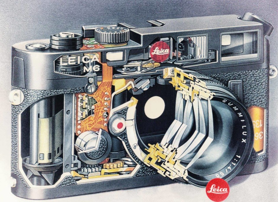 Leica M6 éclaté