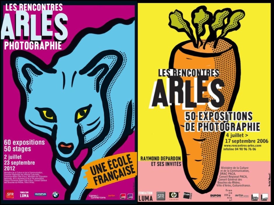 Les affiches des Rencontres d’Arles dessinées par Michel Bouvet