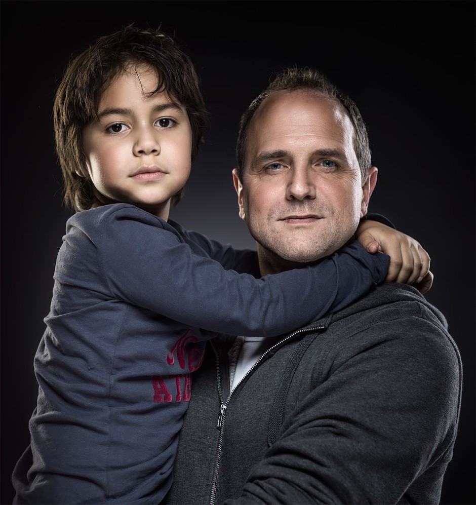 Adrian Sommeling et son fils Nic, Pays-Bas