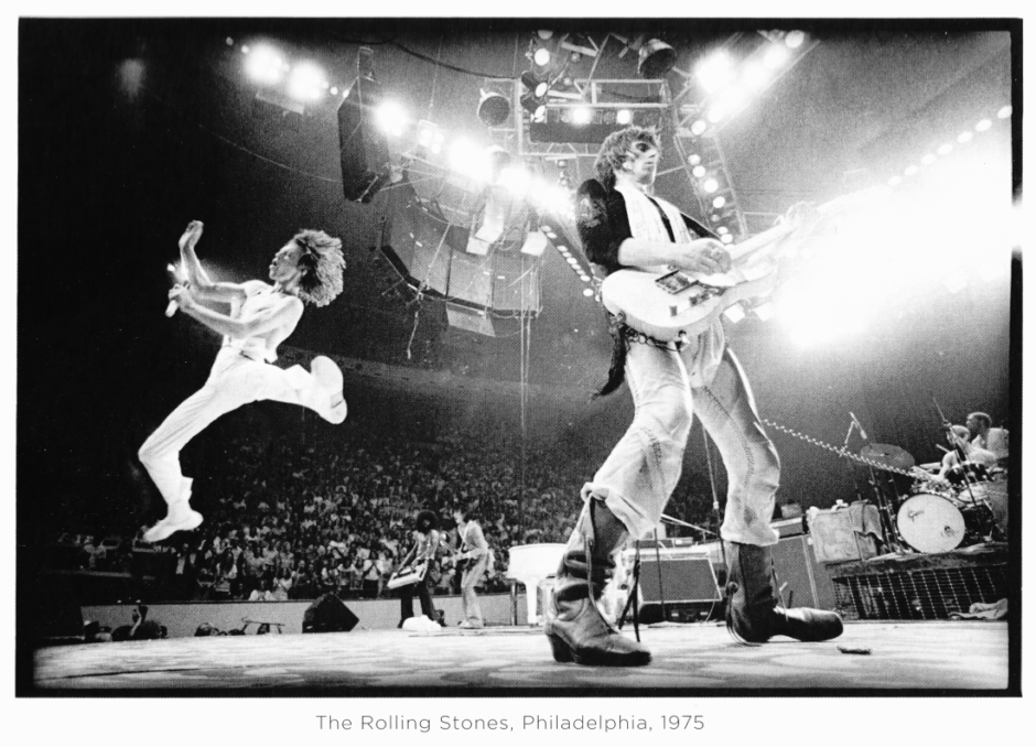 © Annie Leibovitz, The Rolling Stones, Philadelphie, 1975