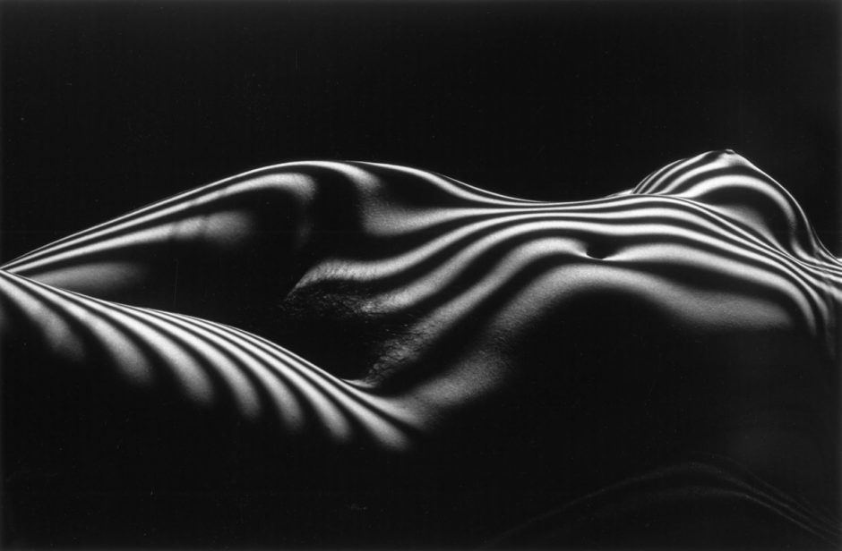 Nu zébré ©Atelier Lucien Clergue