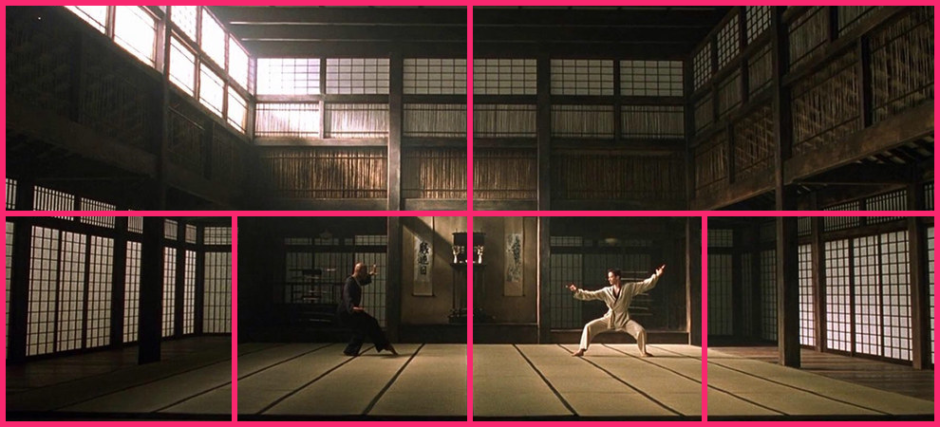 © Geometric Shots - Matrix (1999) par Les Wachowskis - Composition symétrique