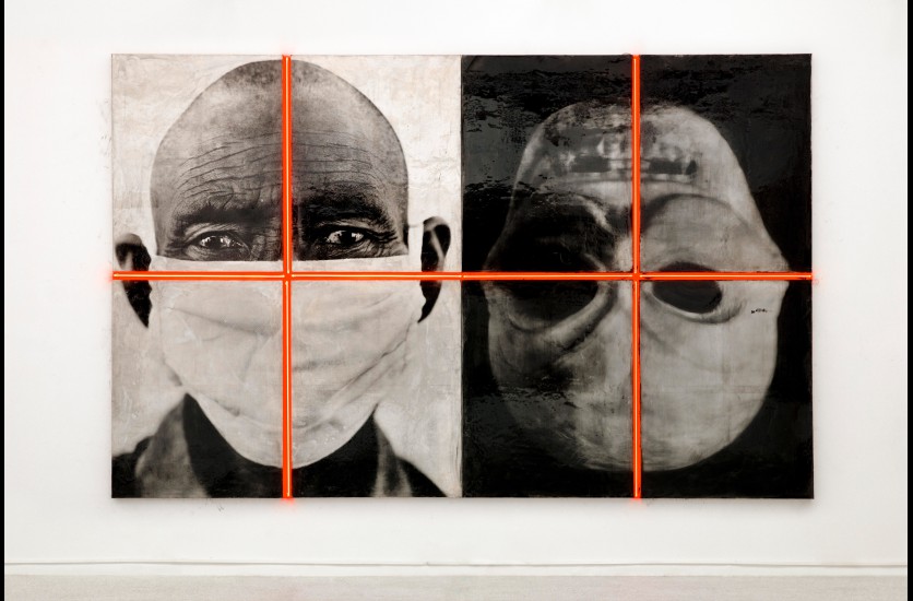 © Gao Bo - Installation de portraits en dualité - Maison Européenne de la Photographie