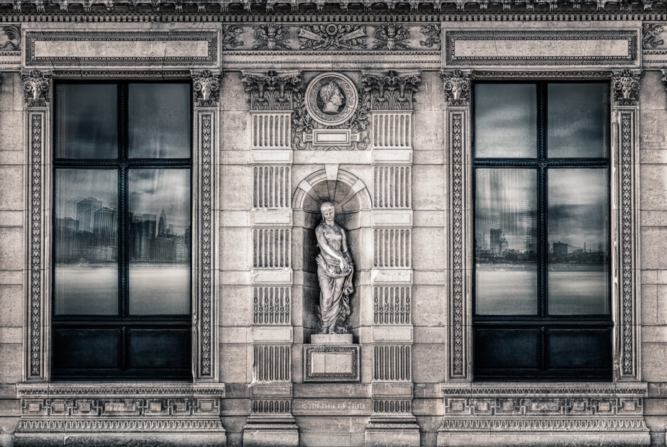 © Carla De La Matta et Loïc Rémy - Phantasma - The Louvre Windows & Manhattan Reflection