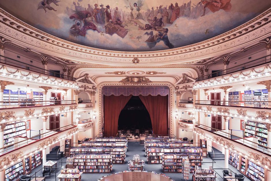 © Thibaud Poirier - "Libraries" - El Ateneo, Buenos Aires, 1919