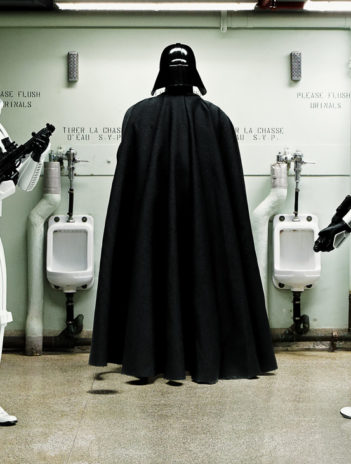 Darth Vader At The Urinal