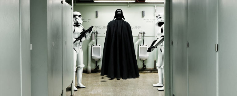 Darth Vader At The Urinal