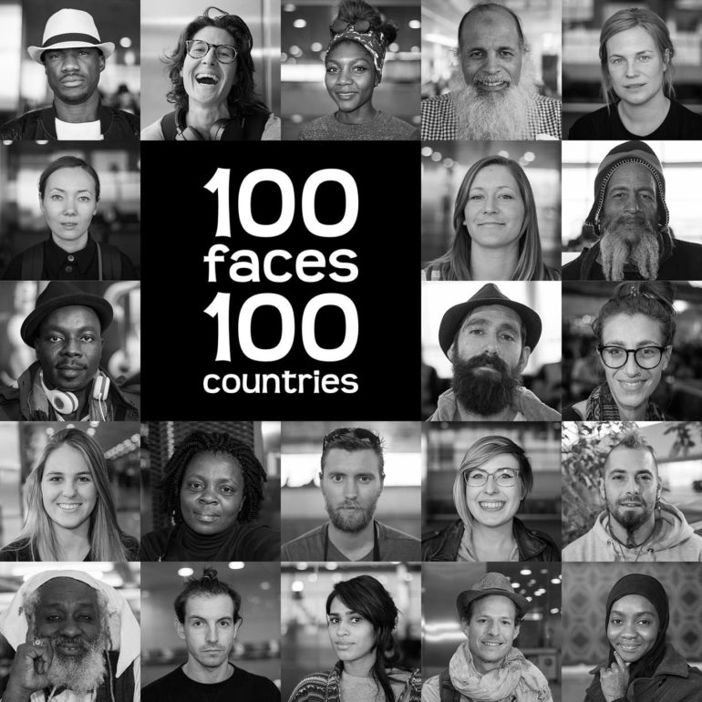 100 Faces 100 Countries