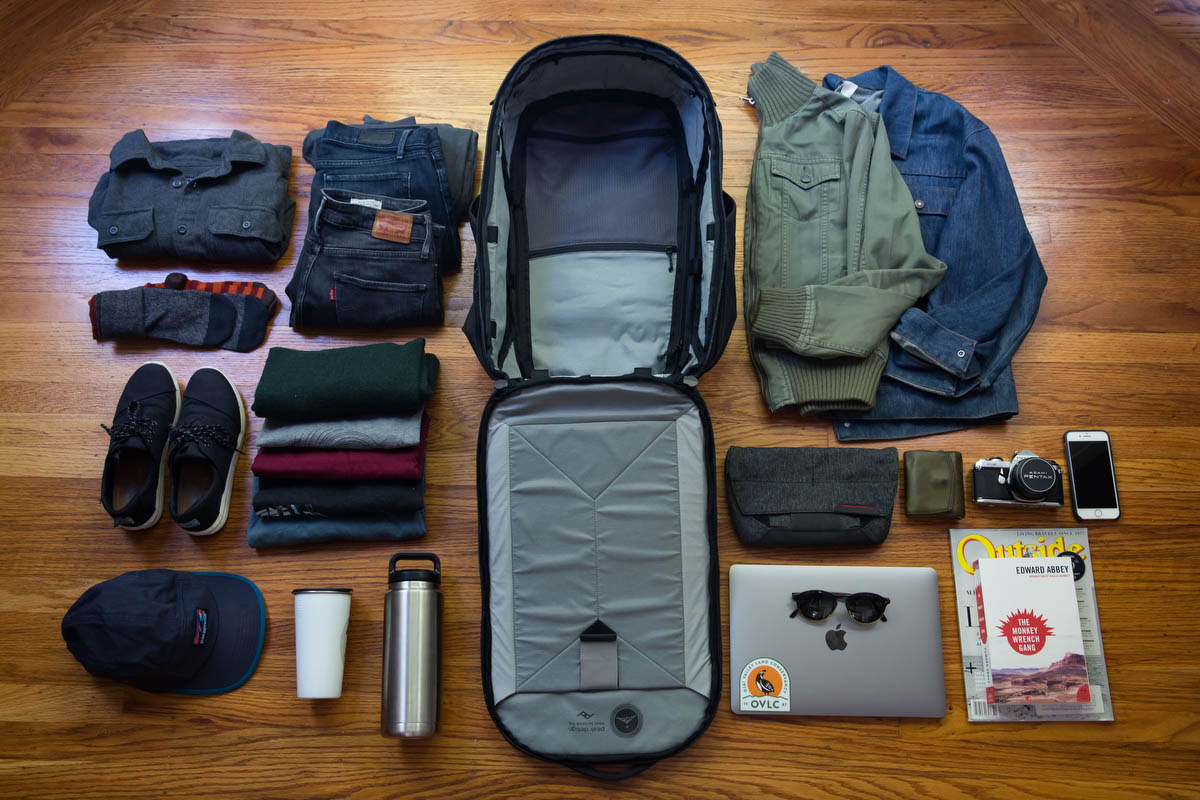 peak design travel backpack 45l australia