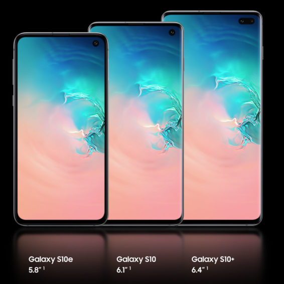 Trio Samsung Galaxy S10