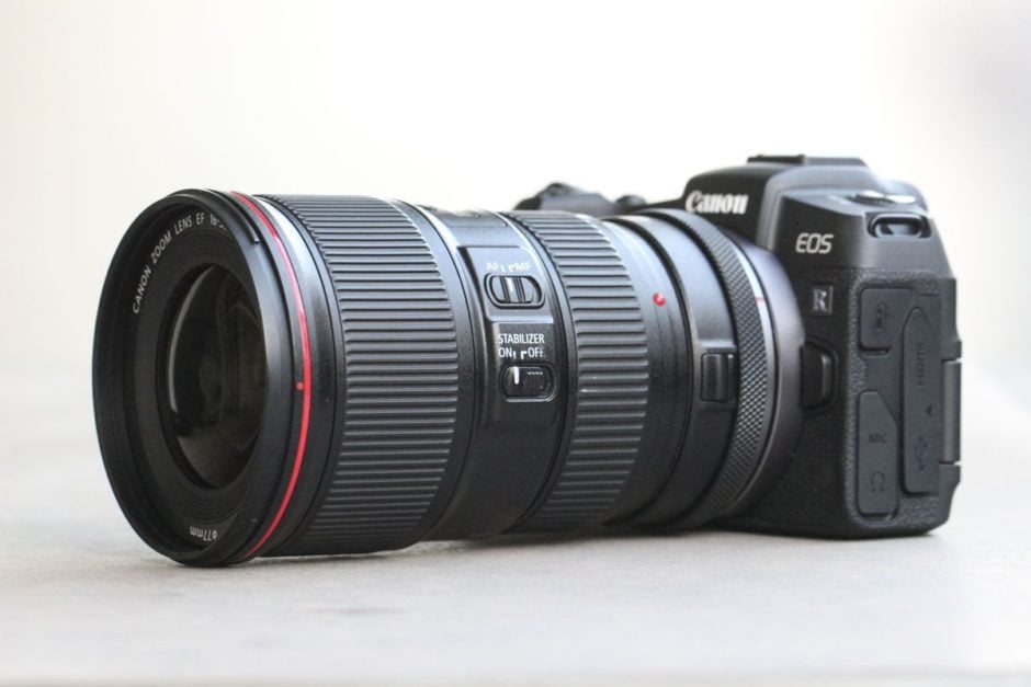 Canon EOS RP et EF 16-35 mm f/4 L IS USM