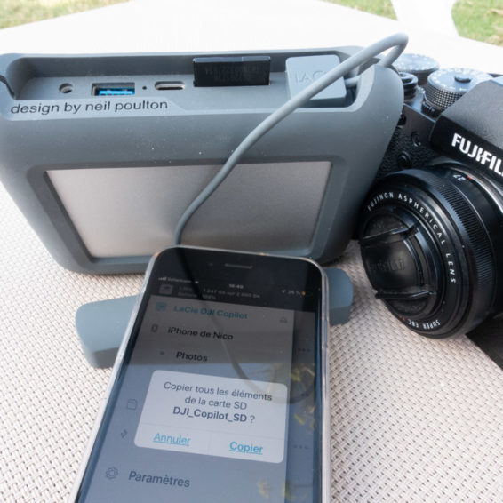 Invitation à copier tous les fichiers de la carte SD