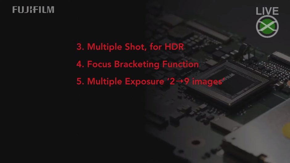 Fonctionnalités retenues pour une prochaine mise à jour firmware Fujifilm