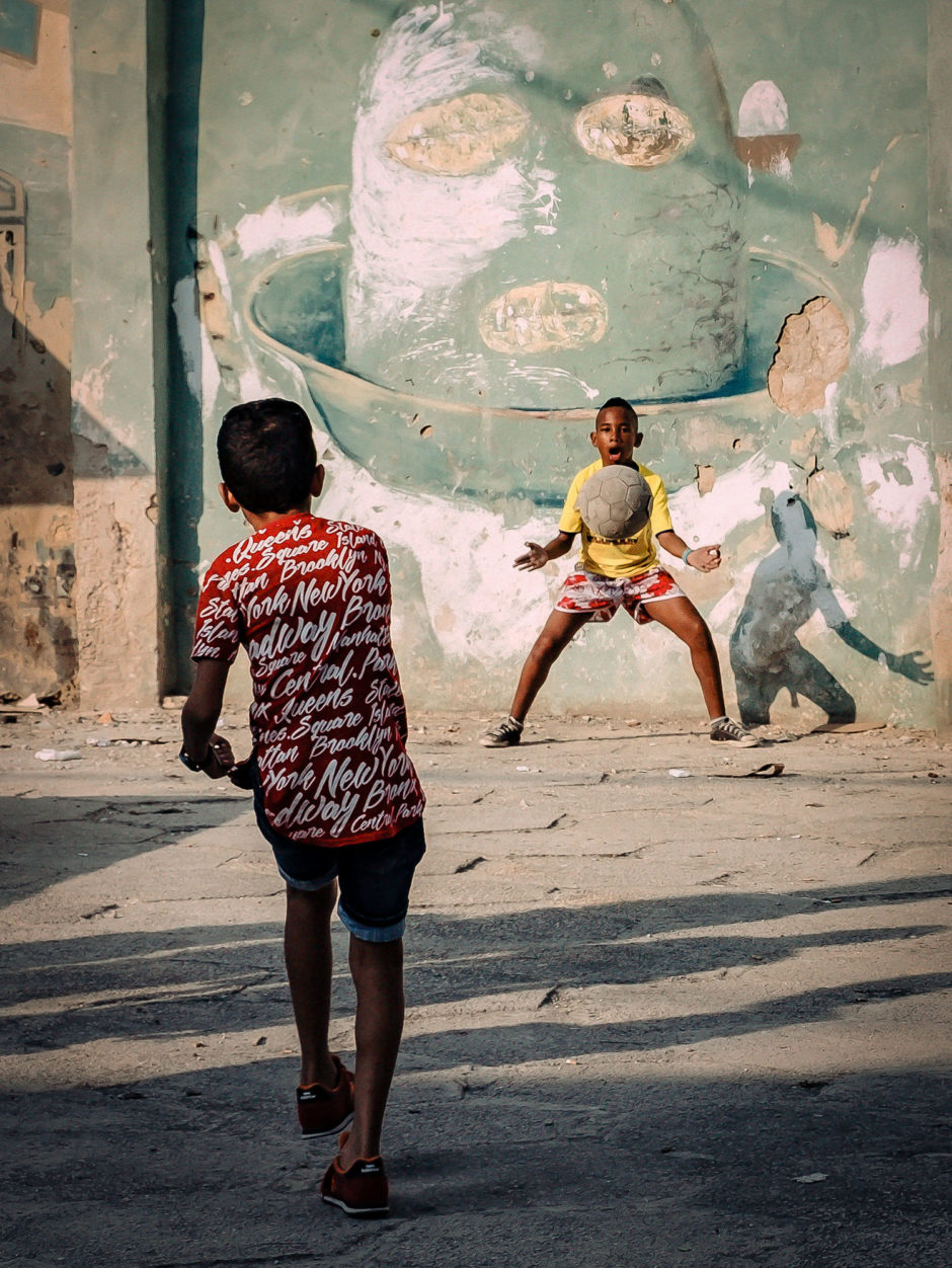 Street Football by Andreas Bauer, CEWE Photo Award, Category winner Sports