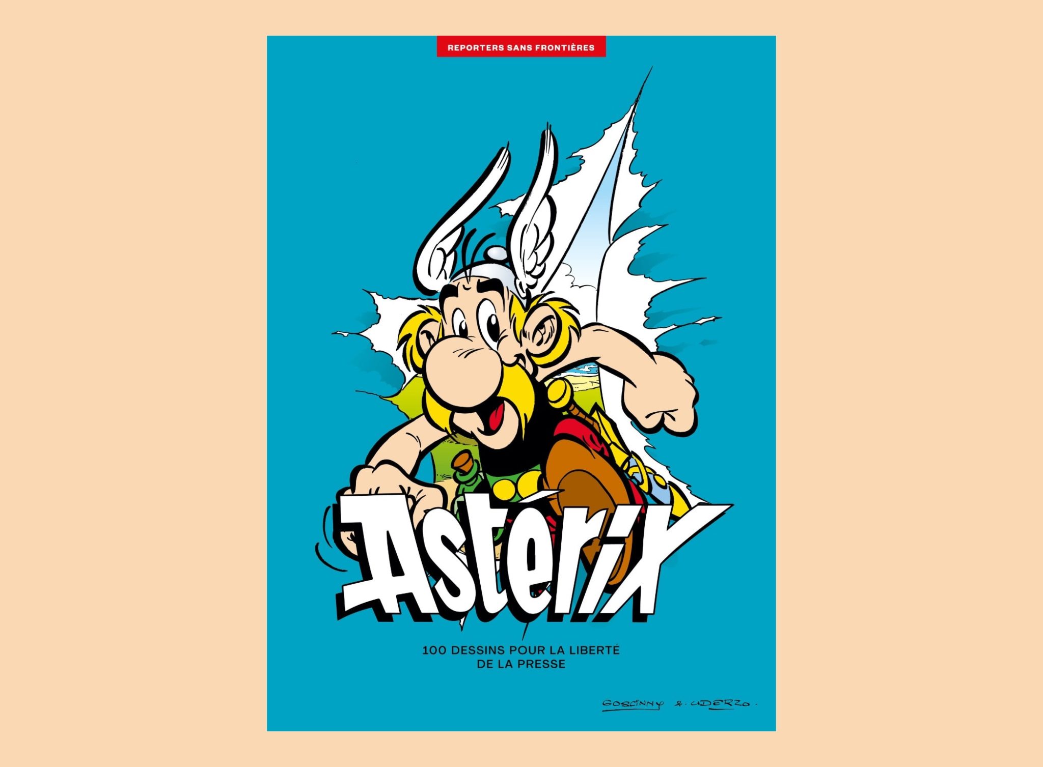 Nouvel Album RSF : Astérix, 100 dessins pour la liberté de la presse