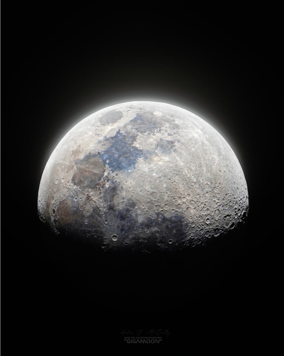 Giga-Moon : observer les détails les plus fins de la Lune avec cette photo  de 1,3 Gigapixel