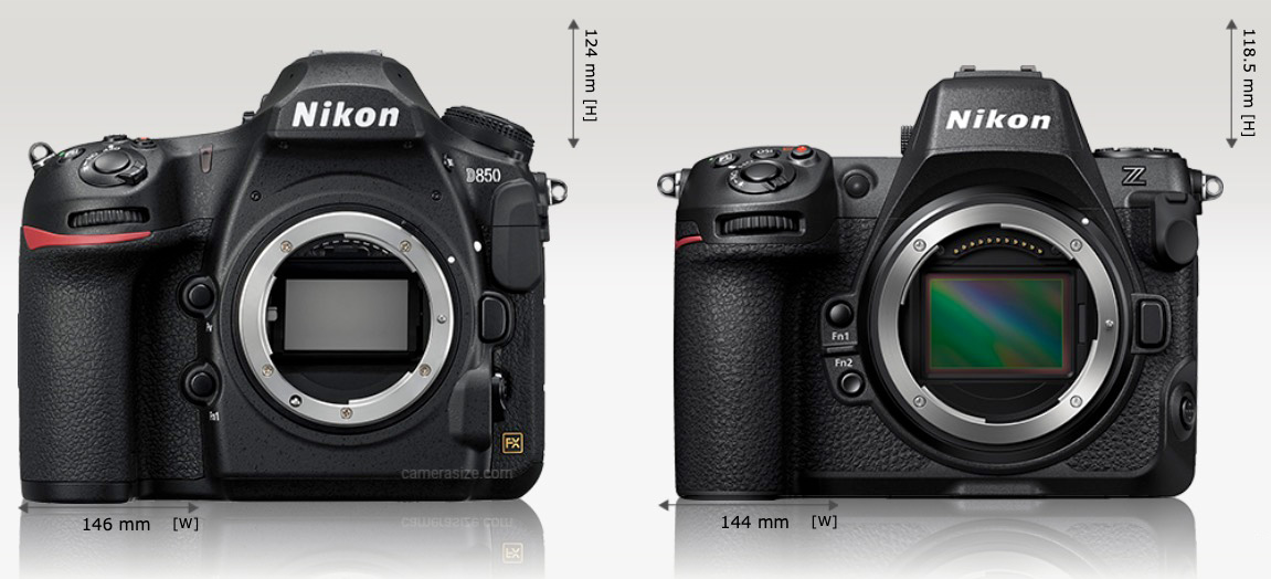 Test Phototrend Nikon Z8 vs D850