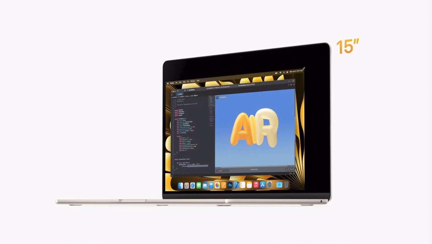 Apple lance un MacBook Air avec M2 et écran géant de 15 pouces à 1599 €