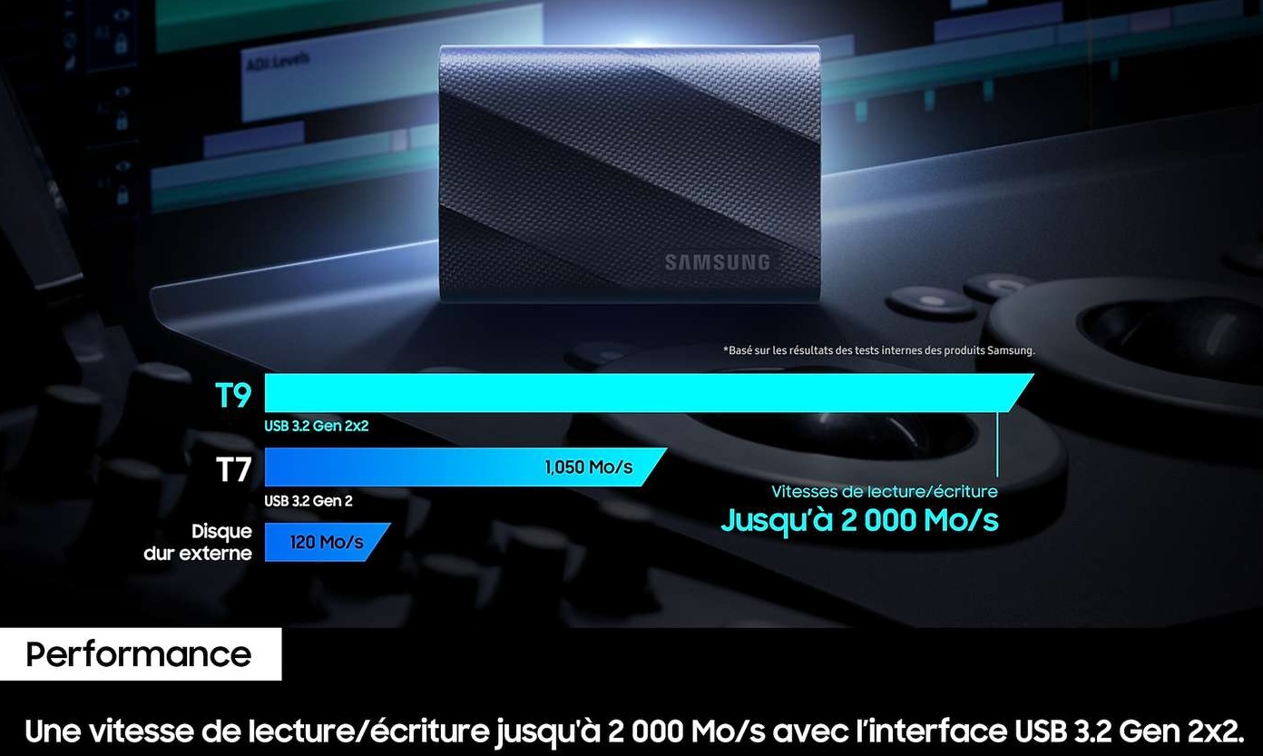 Samsung T7  Le guide d'achat des meilleurs SSD portables sur Je veux le.top