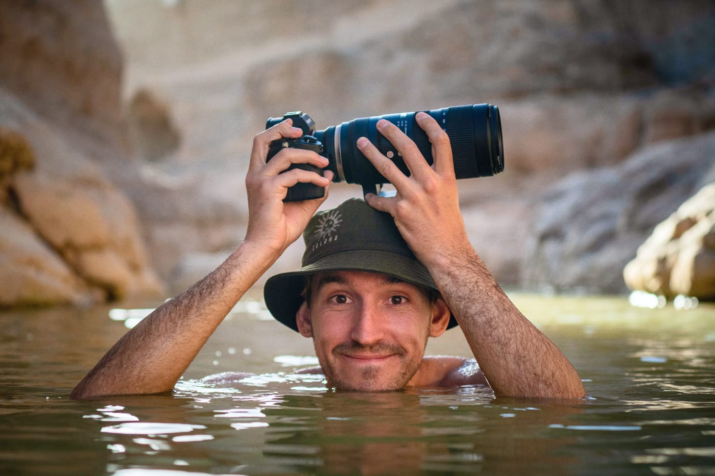 Photo libre de droit de Photographe Drôle Dans Lexpression Du