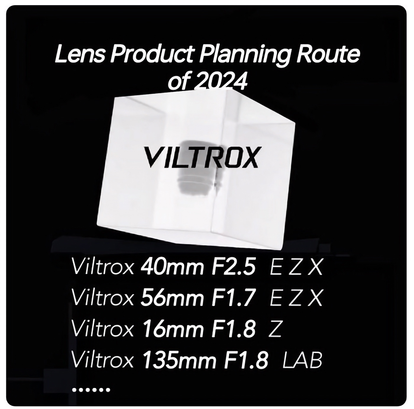 Rumeur Vitrox 2024 roadmap