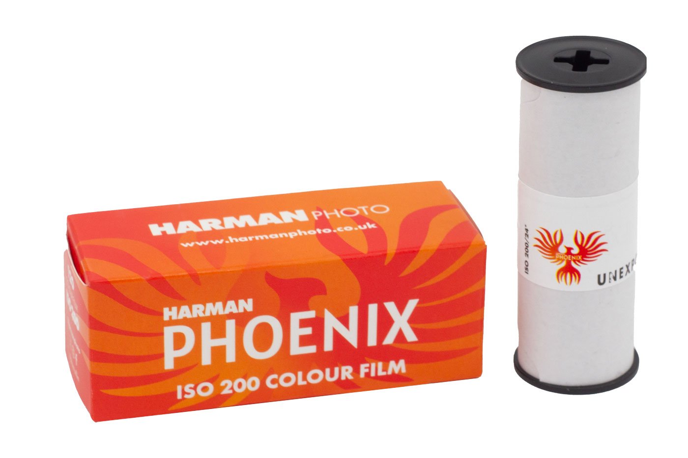 Harman Phoenix 120 : pellicule couleur moyen format made in UK