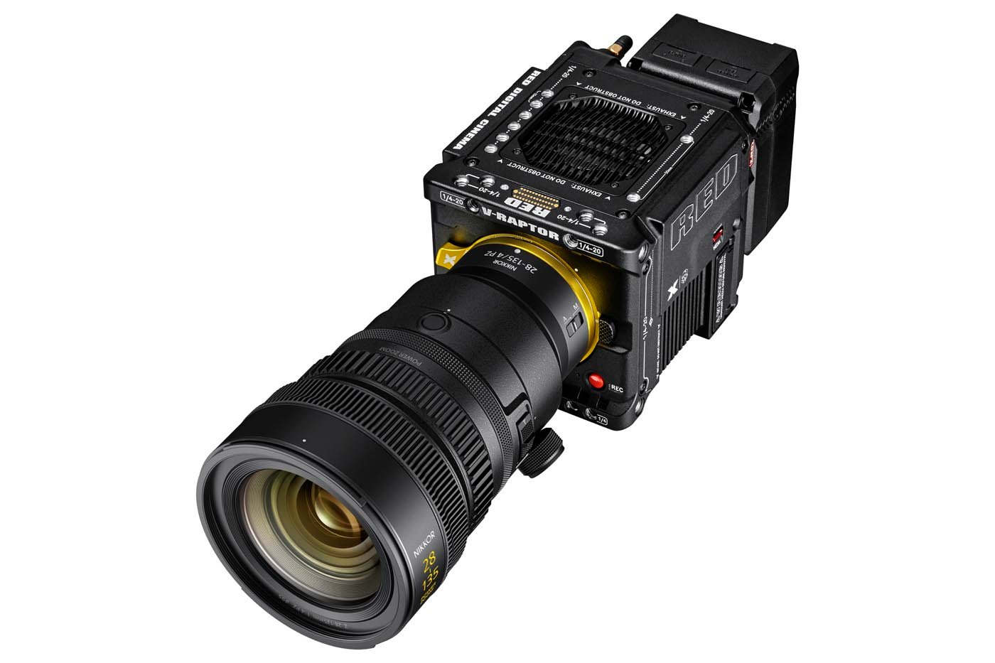 Nikkor Z 28-135 mm f/4 PZ sur RED V-Raptor