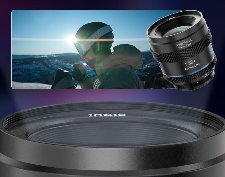 Sirui 20 mm T1.8 1,33x S35 AF anamorphique