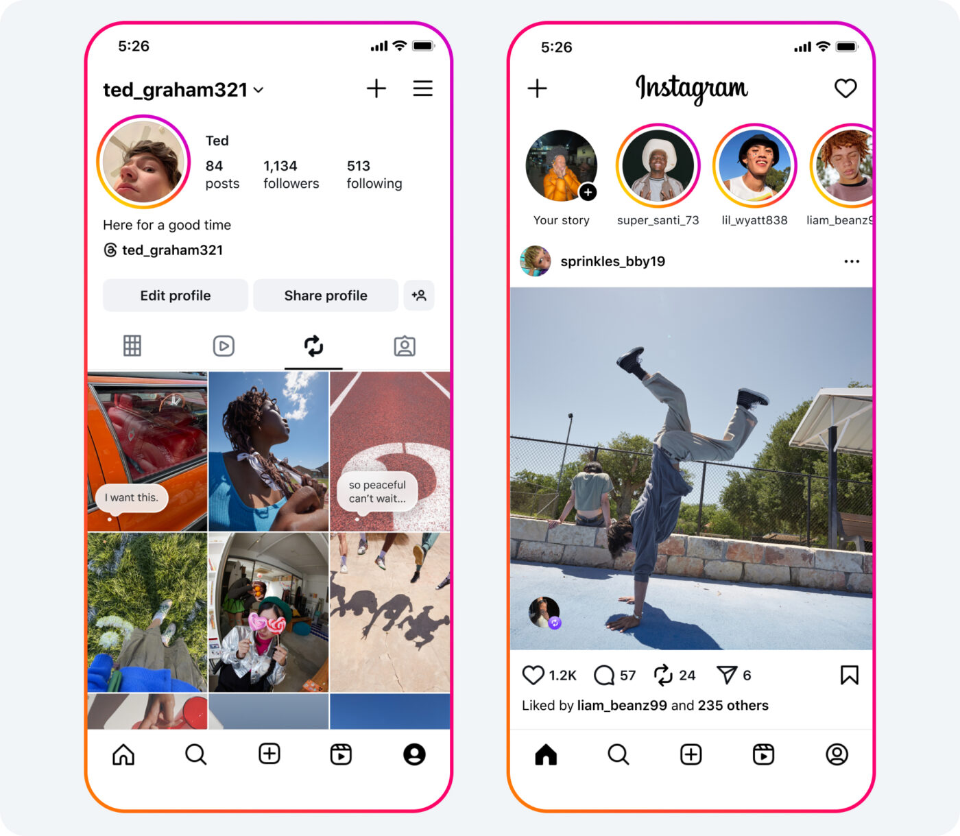 Instagram Repost, Amie(s) et Map