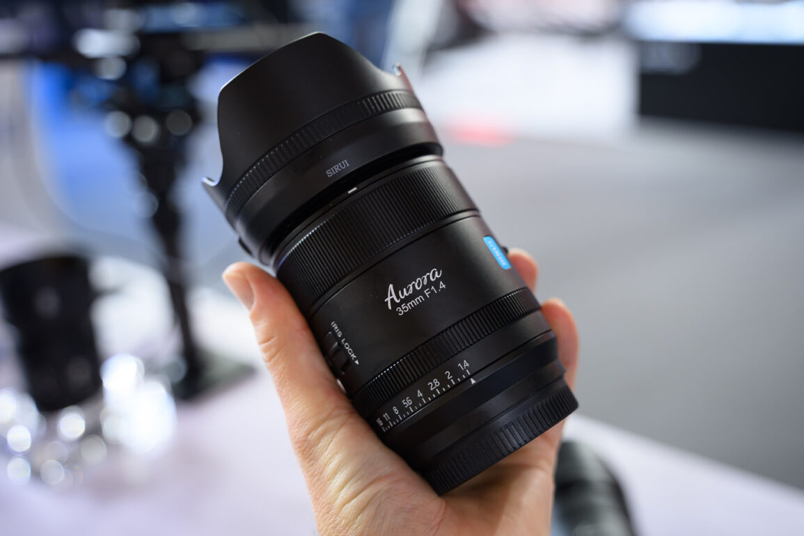 IBC 2025 : Sirui Aurora FF 35 mm f/1,4 AF : 2e focale fixe autofocus plein format