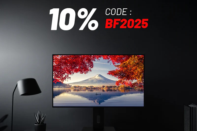 Black Friday : -10% sur les écrans Japannext, dont le modèle 27 pouces 5K testé